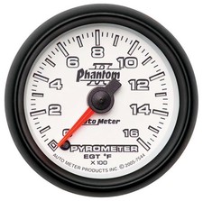 Autometer 7544 Phantom Ii Egt Gauge 2-116 1600 F Digital Stepper Motor