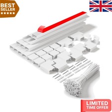 Stylish 4M Cable Trunking - Slim, Durable, and Easy to Install for High Safety