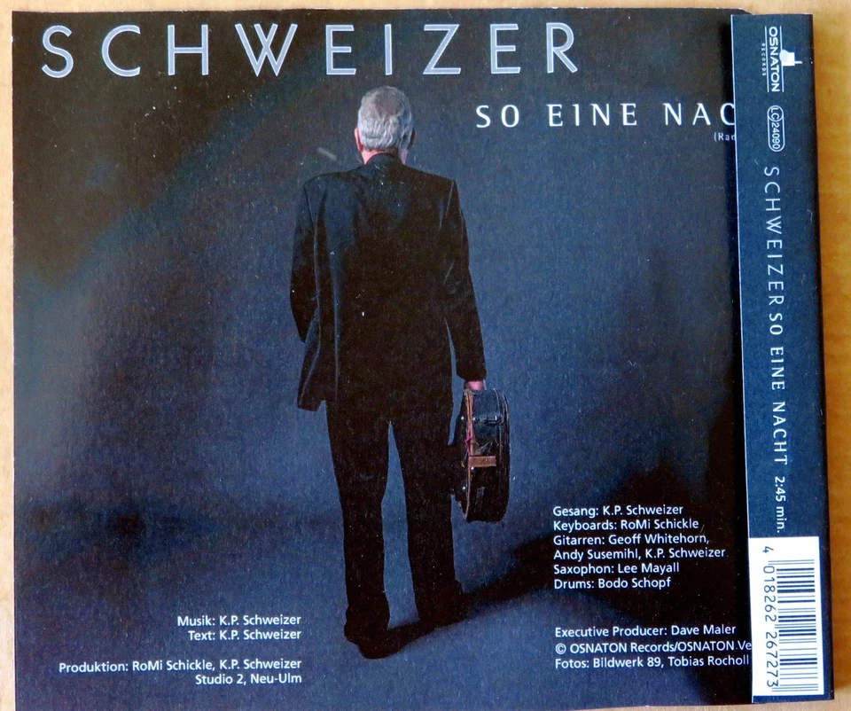 Schweizer - So eine Nacht - Single-CD - Bild 2 von 2