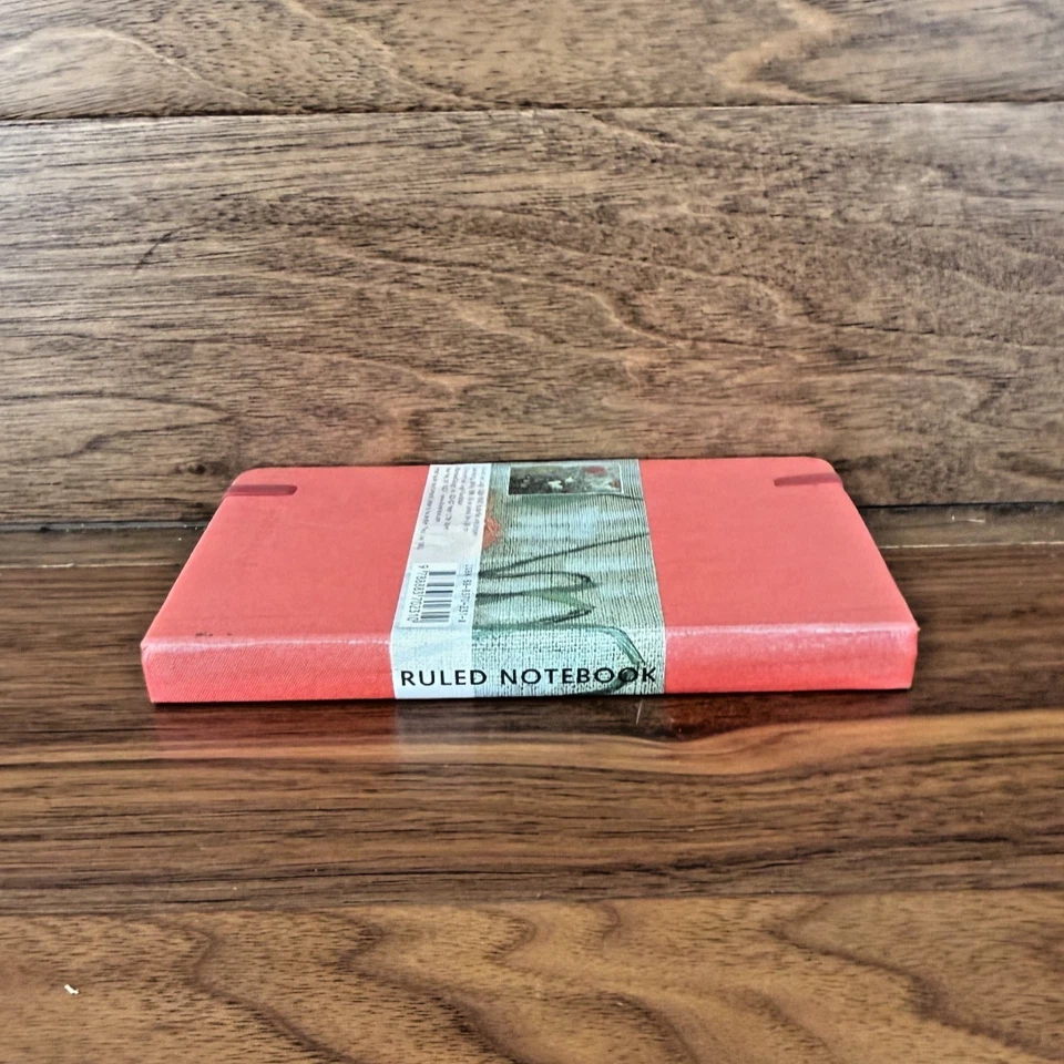 Moleskine Red Silk Shantung Ruled Notebook Van Gogh Museum BRAND NEW - Image 3 of 4