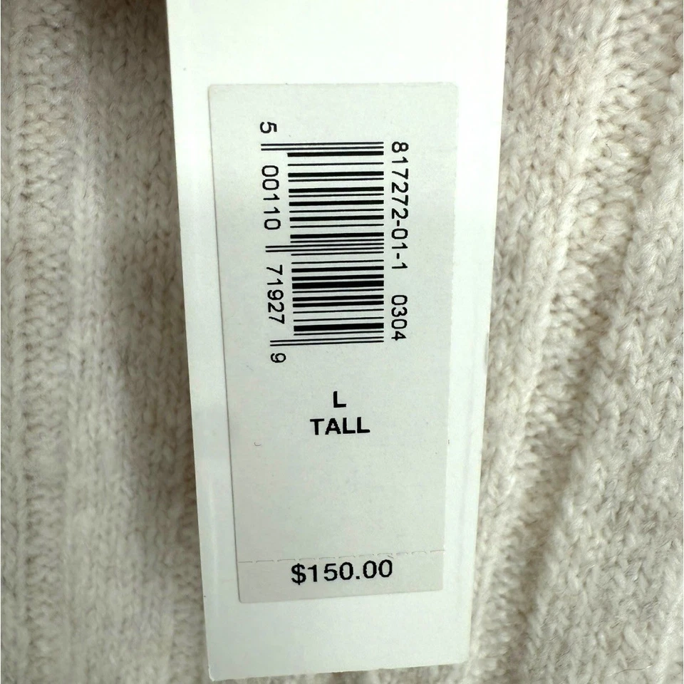 Новый с Ярлыками Banana Republic Adia ребристый водолазка свитер миди платье размер большой высокий - Изображение 3 из 4