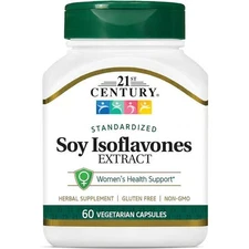 21st Century Standardized Soy Isoflavones Extract 100 mg 60 Veg Caps