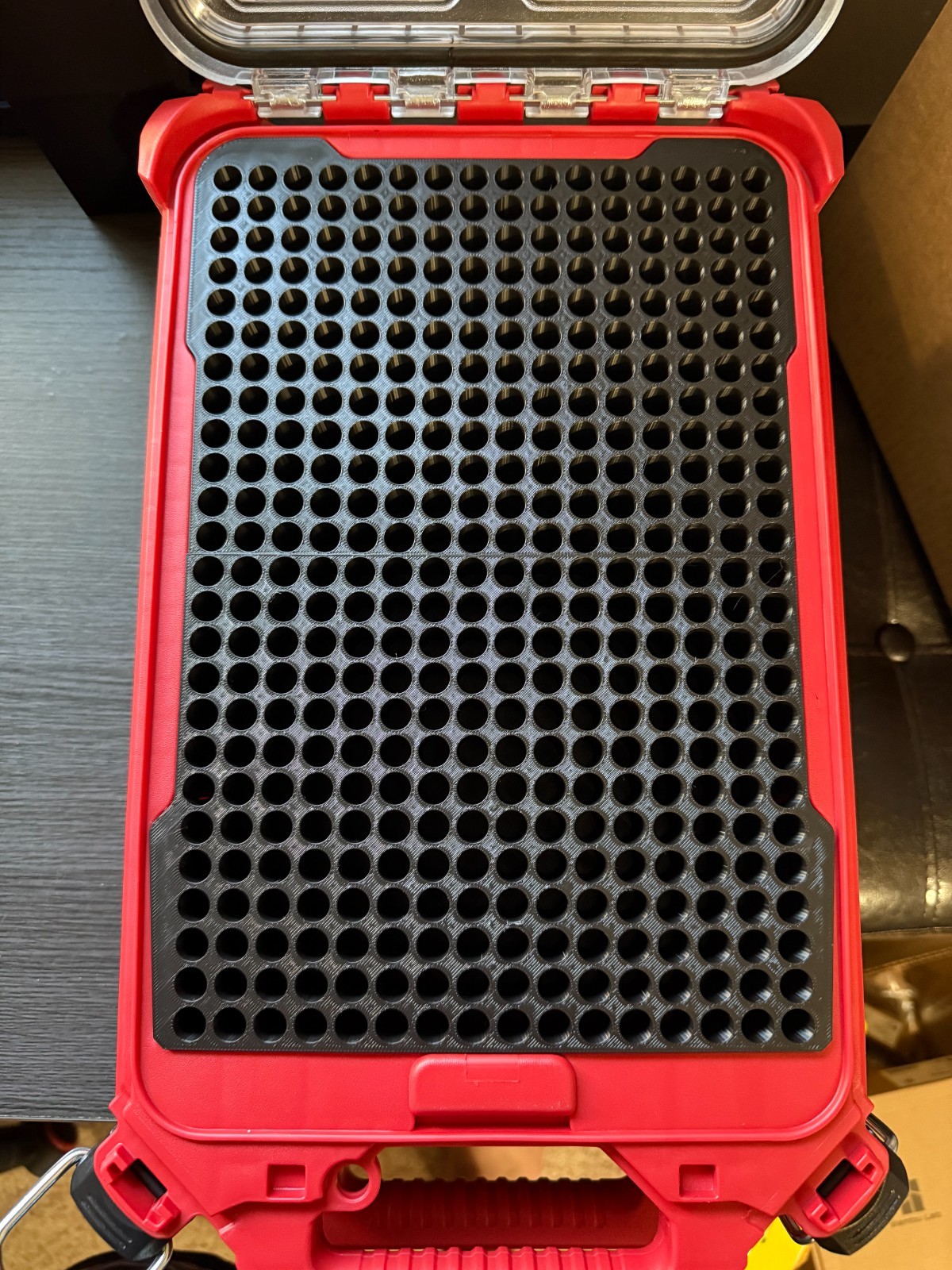 400 round 3D Printed 9mm Ammo Packout Insert | Fits Milwaukee Packout 48-22-8436