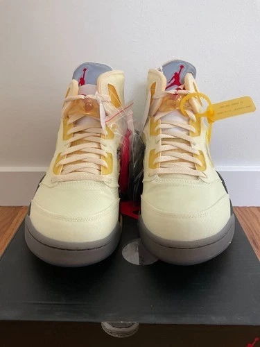 Jordan 5 Retro x Off-White Gray for Sale - Authenticity Guaranteed