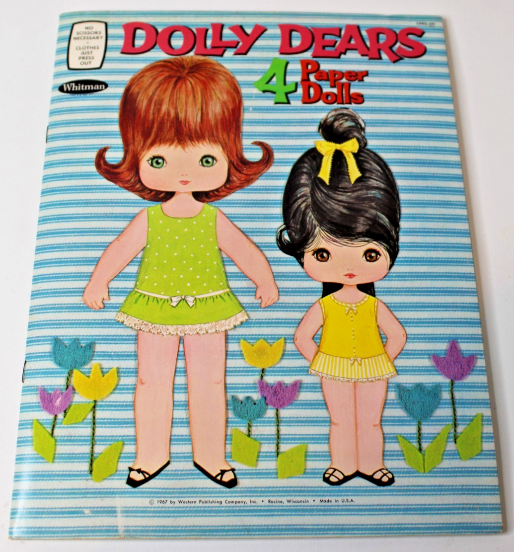 4 Dolls & Clothes 1967 Whitman Unused