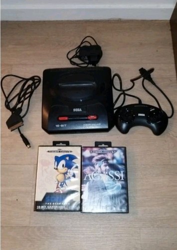 Sega Mega Drive – Lot complet rétro + 8 jeux originaux | Used