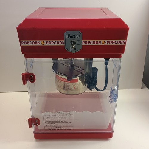 Waring Pro Professional Popcorn Maker WPM25 CR 300 Watt ~ Gently Used
