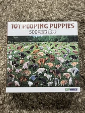 Funwares Original 101 Pooping Puppies Puzzle - Hilarious Jigsaw Puzzle - Perf...