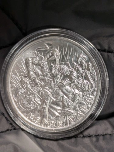 Spartan Warrior Rare Collector Coin 1 Troy Oz .999 Fine Silver Round