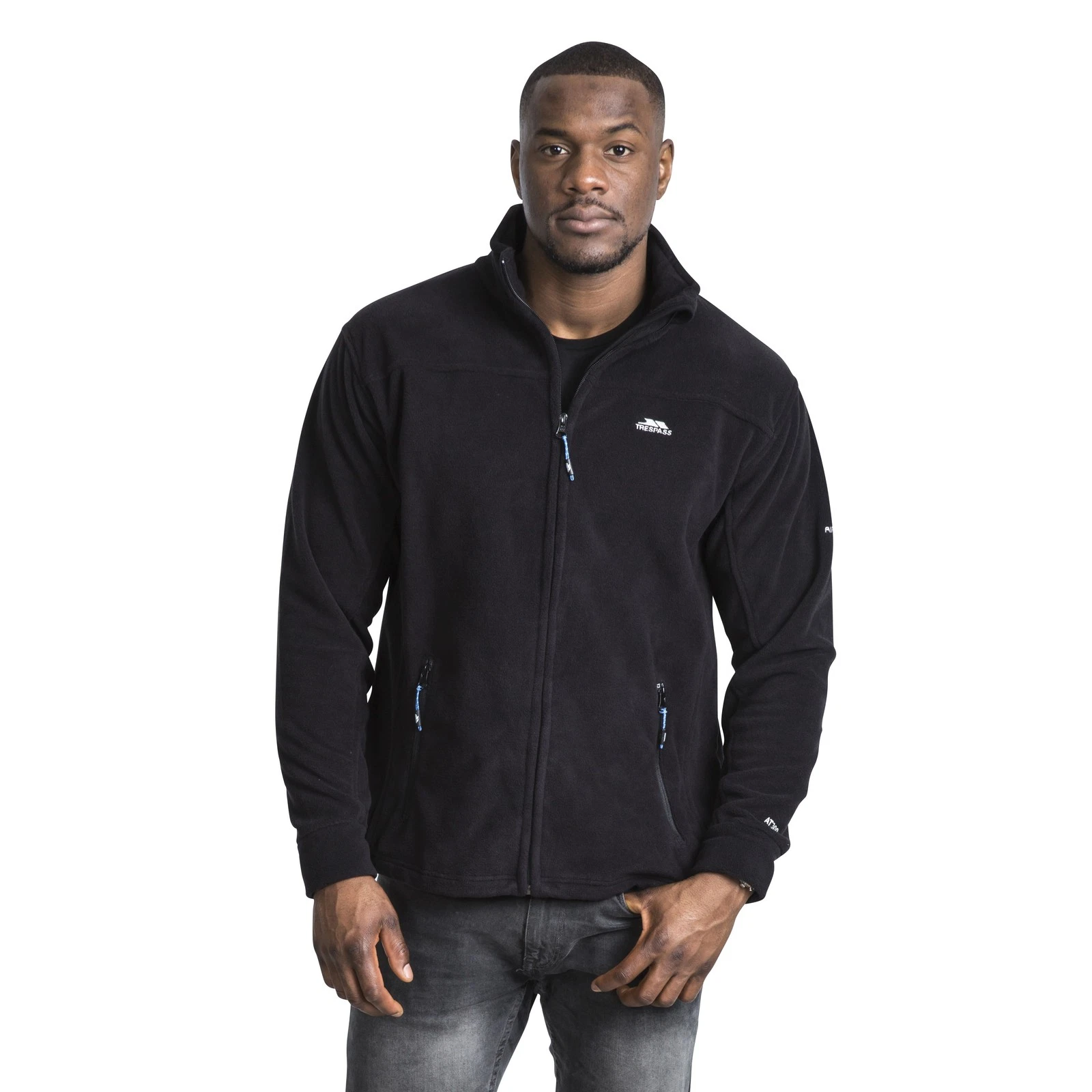 Trespass Mens Fleece Jacket with Full Zip & Pockets Walking Trek Casual Bernal