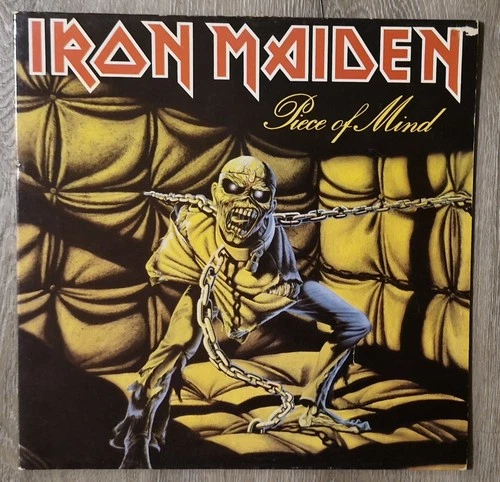 Iron Maiden – 'Piece of Mind' Vinyl LP 1983 Original. Please read description.
