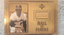 2001 Upper Deck Hall of Famers - Bat Frank Robinson #B-FR (MEM)