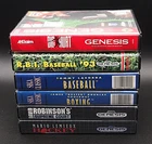 Sega Genesis Sports Lot CIB (6) Big Hurt RBI ’93 Robinson Lemieux Boxing Classic