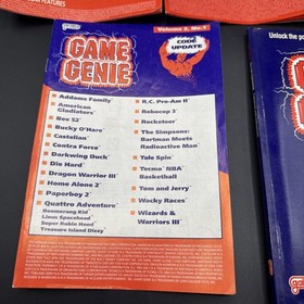 Game Genie Enhancer Codebook & Programming Manual NES & CODE UPDATE Nintendo Lot
