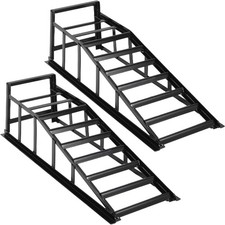 Heavy Duty Hydraulic Car  Truck Service Ramps, 2 Pack   5 Ton Capacity