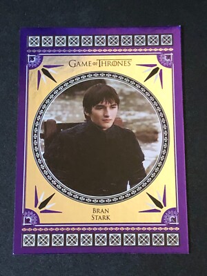 2024 GAME of THRONES Legends Realm BRAN STARK #20 Amethyst/75 Isaac Wright  