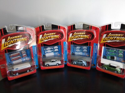 Complete JOHNNY LIGHTNING R6 VW Panel Van Ghia Oval Beetle Bug Super Cabriolet