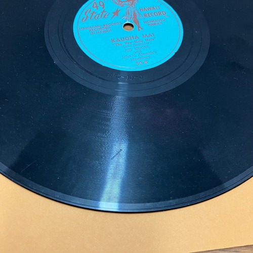 Little Brown Gal, Kauoha Mai by Lena Machado 49th State Hawaii LP Shellac Record - Picture 9 of 11