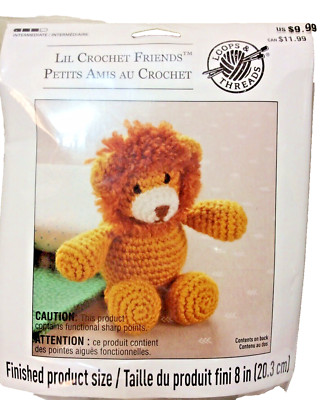 Loops & Threads Lil Crochet Friend Kit  Lion 