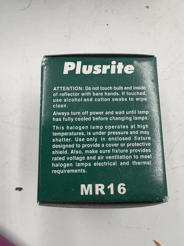 Plusrite MR 16  Replacement  Bulb Lamp 12V 35W 50mm Diameter Lot of 10 - Image 2 of 4