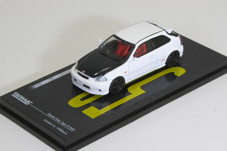 1/64 ターマック CIVIC TYPE R EK9 TARMAC Works 1/64 Honda Civic Type R EK9 White 144 8 units