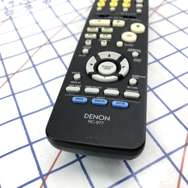 Denon Rc-977 Audio Receiver Remote Control Avr1705 Avr485 Avr485s for ...
