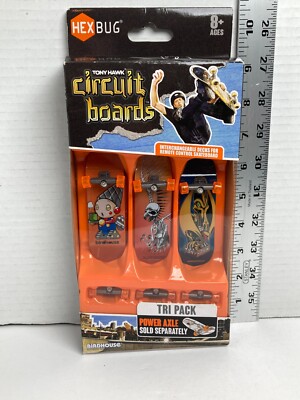 HexBug Tony Hawk Circuit Boards Tri Pack Finger Skateboard Birdhouse New Sealed