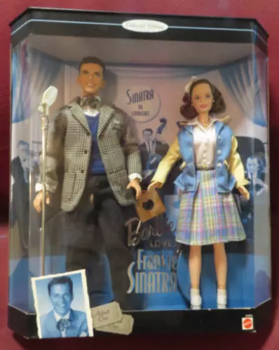 1999 Mattel Barbie Loves Frankie Sinatra conjunto de regalo nuevo en caja 22953