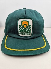 Vintage USA MADE Pickering Patch Trucker Hat Snapback Dad Cap