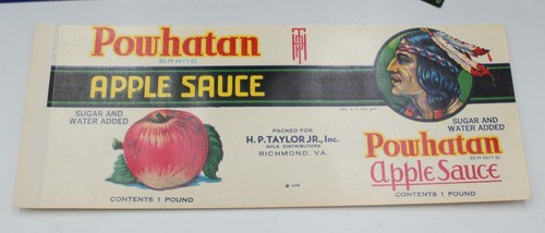 Antique Group of 21 Fruit & Vegetable Crate Labels w/ Native Americans - Picture 7 of 12