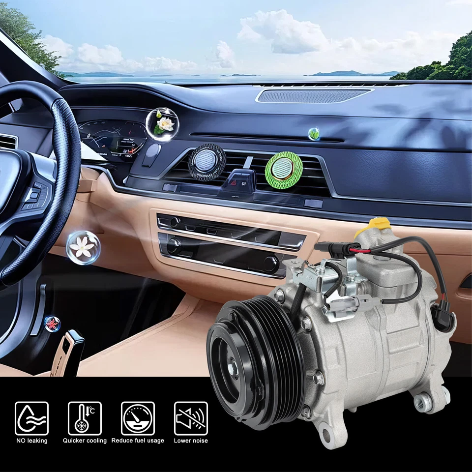 Compresor de aire acondicionado para BMW 328i 320i 2012 2013 2014 2015 2016 2017 2,0 L 198364 Foto 2 de 4