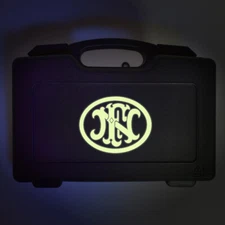 FN Herstal (FN) Vinyl Decal Sticker for Gun Case White / Glow In The Dark, 3"