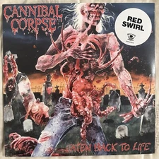 Cannibal Corpse – Eaten Back To Life LP 2021 Metal Blade [Sealed] [Red Swirl]