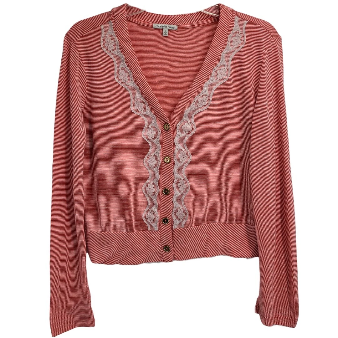 Charlotte russe store pink sweater