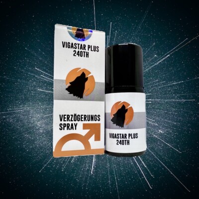 VIGASTAR PLUS 240TH Top Spray für verbesserte männliche Ejakulationskontrolle 