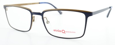 ETNIA BARCELONA Brille Durango BLBR 52-17 142 Square Blue Matt Optic Art Spain