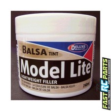 Delux Materials Model Lite Balsa Filler Balsa Brown: 240cc DLMBD6