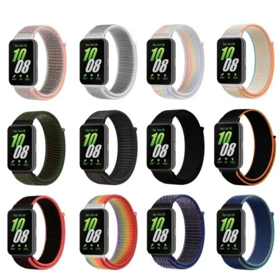 Watch Strap Band For Samsung Galaxy Fit 3 Woven Nylon Fabric Braided (SM-R390)