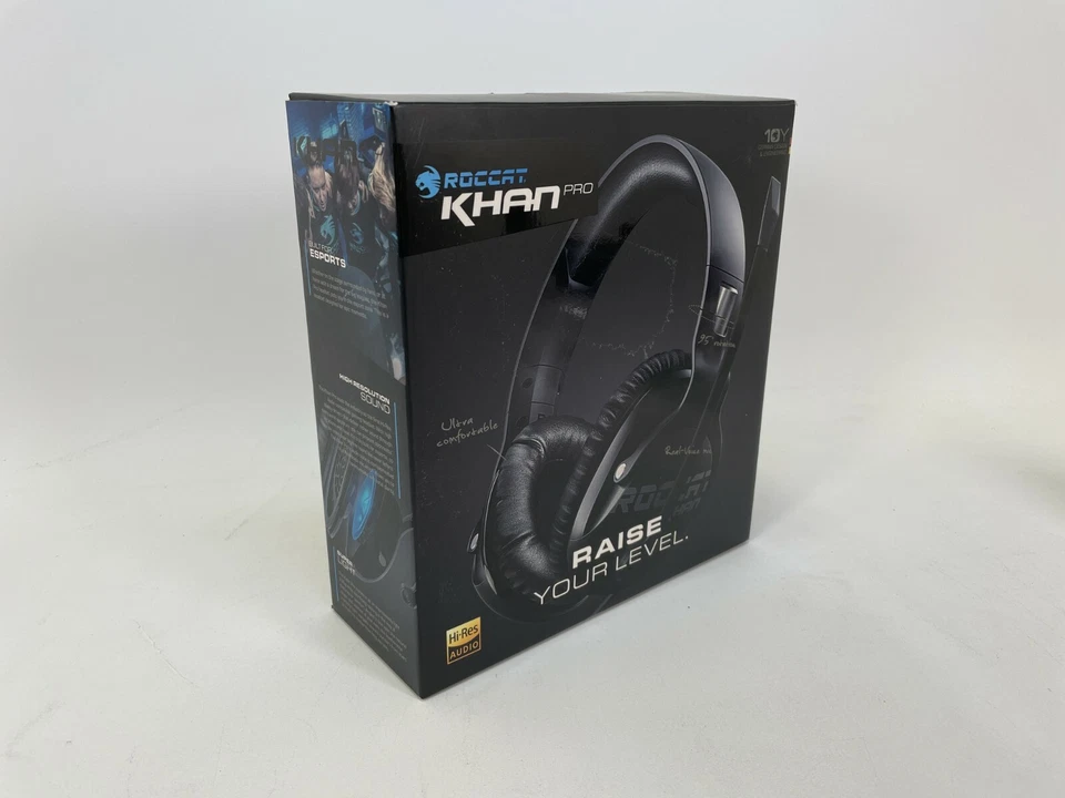 Roccat Khan Pro Competitive High Resolution Gaming Headset | Black (ROC-14-622) - Image 2 of 4