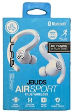 JLab JBuds Air Sport True Wireless In-Ear Earbuds White Free shipment