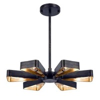 Crystorama Lighting Group 594-eb-ga Luna 6 Light 17 Wide Chandelier on sale Crystorama Lighting Group 594-eb-ga Luna 6 Light 17 Wide Chandelier on sale