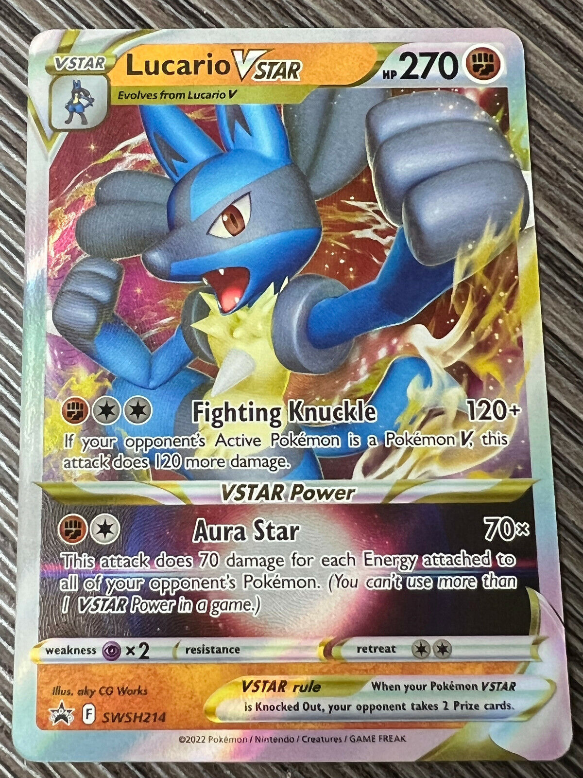 Original - Carta Pokémon Lucário vstar brilhante copag em Promoção na  Americanas