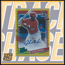 2023 Panini Donruss Optic Baseball Jordan Walker Rated Prospect Signatures 06/10