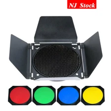 Godox BD-04 Barndoor Honeycomb Color Gel For Studio Strobe Flash Monolight