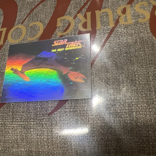 Star Trek The Next Generation Inaugural Edition 1992 hologram #02h Klingon🔥0709