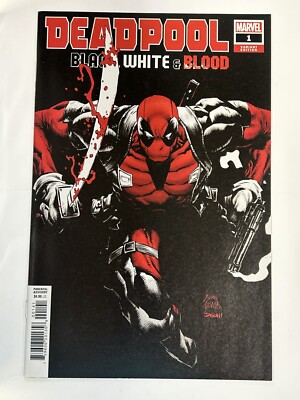 DEADPOOL BLACK WHITE & BLOOD #1 NM 2021 STEGMAN VARIANT MARVEL COMICS b-338