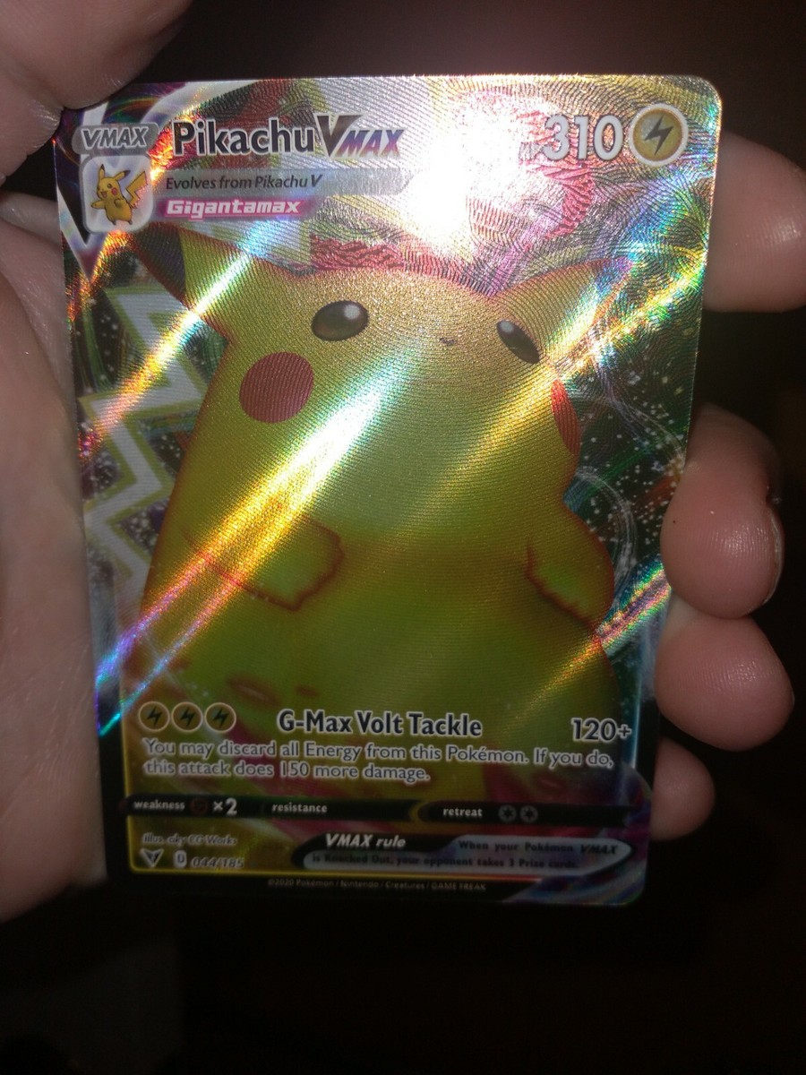 PIkachu Vmax 044/185 Vivid Voltage NM Full Art Ultra Rare Pokémon