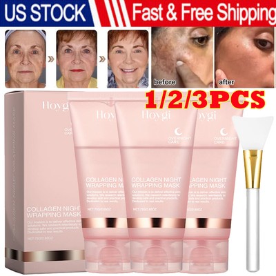 75g Collagen Night Wrapping Mask Overnight Wrapping Peel Off Natural Facial Mask