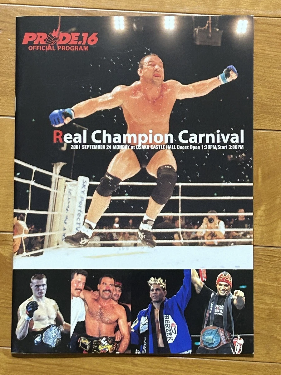 PRIDE フィギュア DREAM RIZIN UFC K-1 PRIDE Mixed Martial Arts Fan Programs for sale | eBay