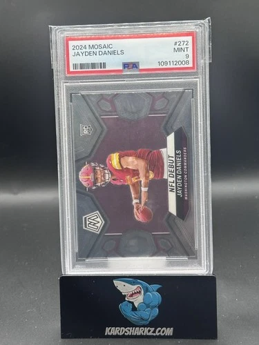 2024 Panini MOSAIC debut Jayden Daniels #272 rc rookie PSA 9
